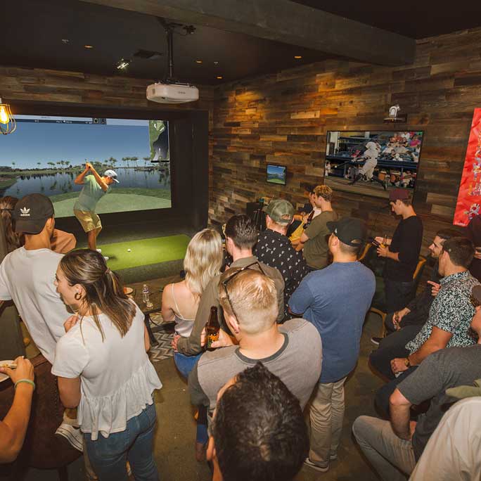 Golf simulator for events Golf simulator for events